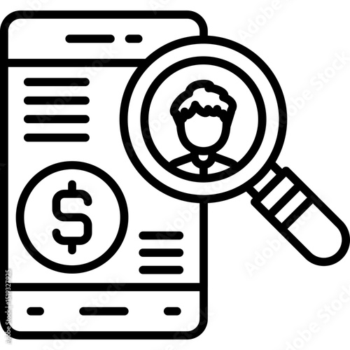 Payroll Icon Vector Element