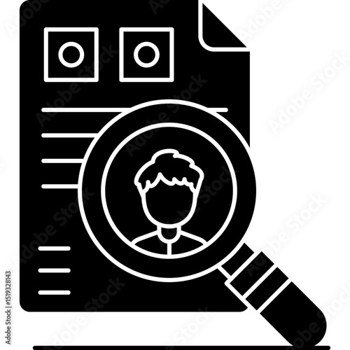 Recruitment Icon Vector Element