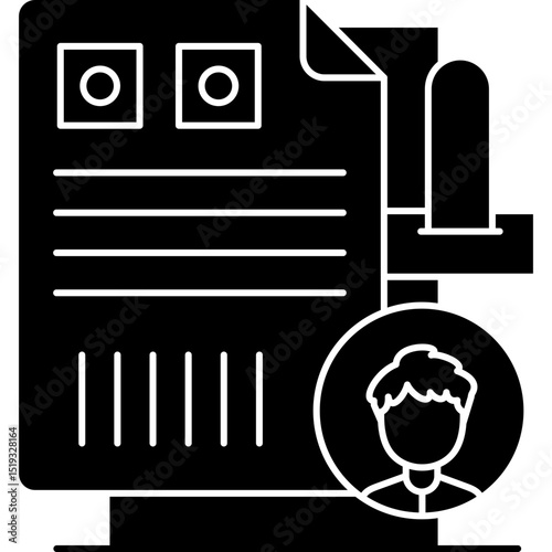 Recruitment Icon Vector Element