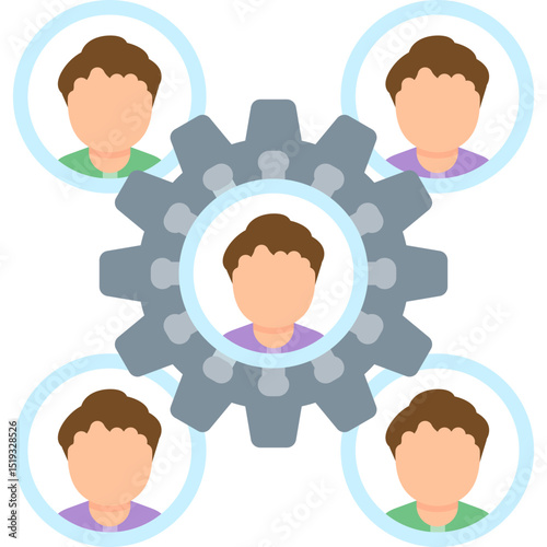 Candidate Management Icon Vector Element