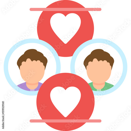 Customer Loyalty Icon Vector Element