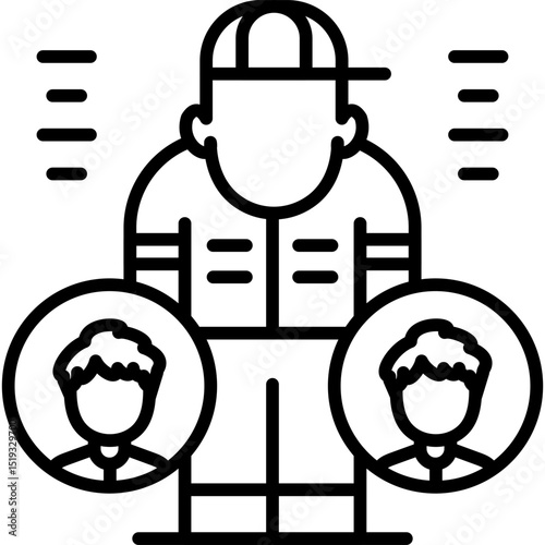 Team Icon Vector Element