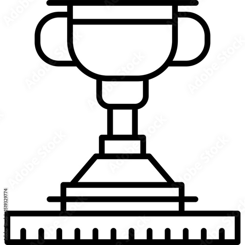 Trophy Icon Vector Element