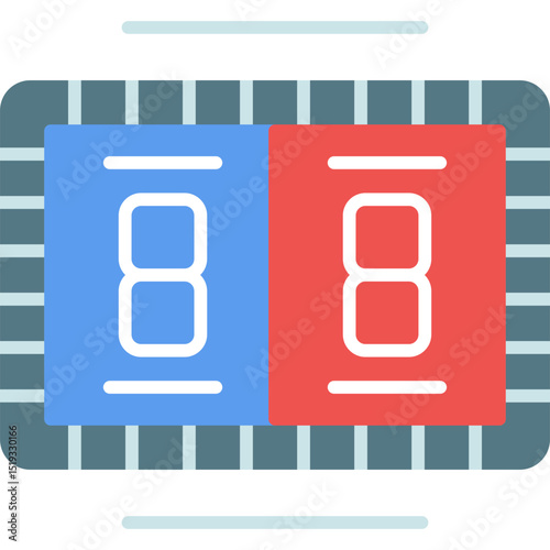 Scoreboard Icon Vector Element
