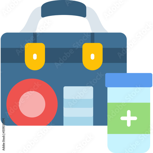 First Aid Kit Icon Vector Element