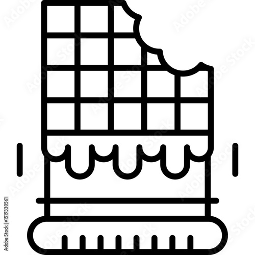 Chocolate Icon Vector Element