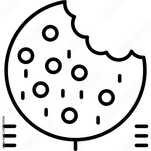 Cookie Icon Vector Element