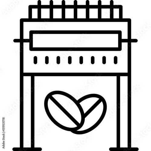 Coffee Maker Icon Vector Element