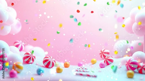 Winter Candyland: Snowdrifts of Sugar and Candy Delights
