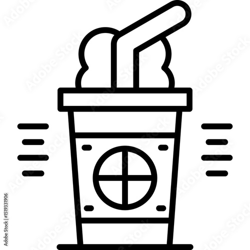 Cold Drink Icon Vector Element