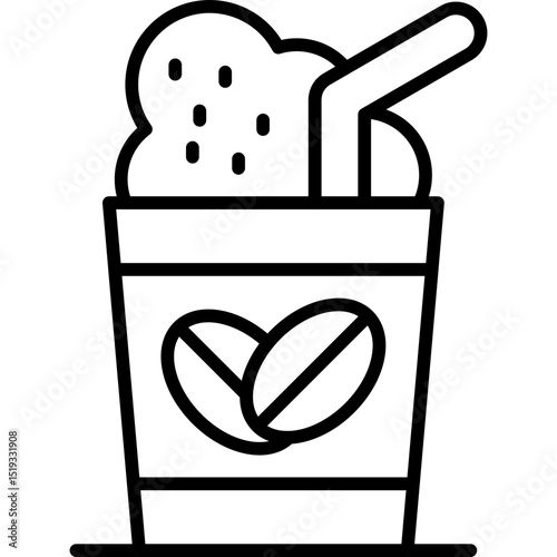 Cold Drink Icon Vector Element