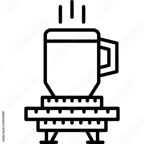 Coffee Mug Icon Vector Element