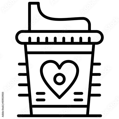 Mug Icon Vector Element