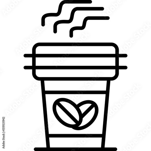 Coffee Mug Icon Vector Element