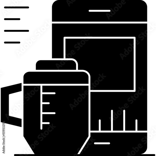 Coffee Grinder Icon Vector Element