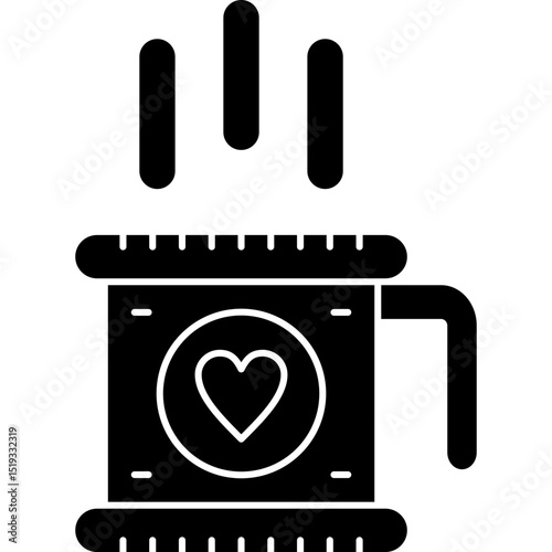 Coffee Mug Icon Vector Element