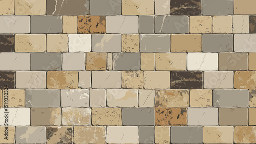 pattern, texture, wall, tile, stone, brick, architecture, mosaic, floor, surface, seamless, wallpaper, square, construction, backdrop, design, textured, block, building, old, structure, brown, cube, b