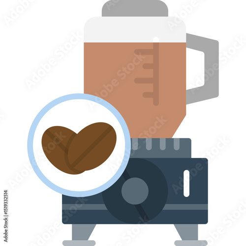 Hot Coffee Icon Vector Element