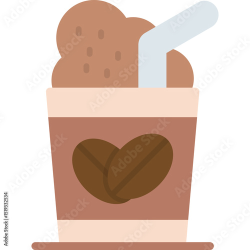 Cold Drink Icon Vector Element