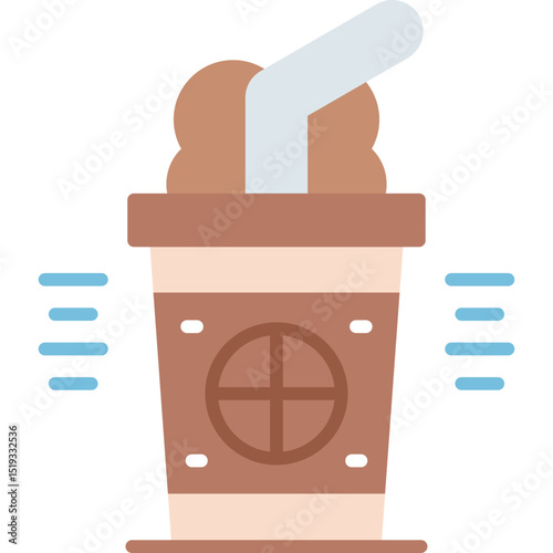 Cold Drink Icon Vector Element