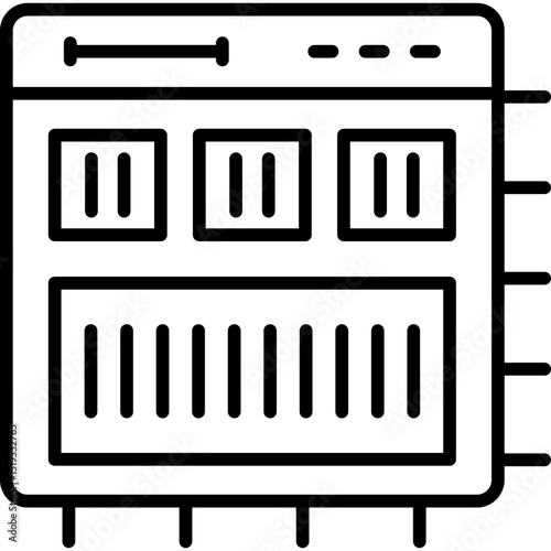 Tamping Icon Vector Element