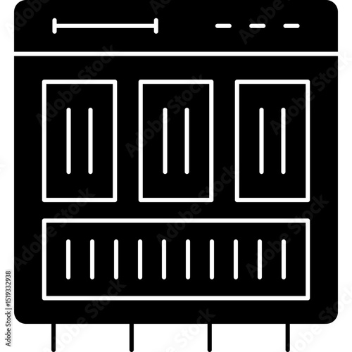 Coffee Shop Icon Vector Element