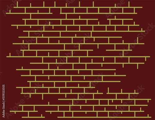 Brick texture for your project. Brickwork pattern. Abstract brick wall of the house.