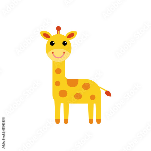 a giraffe with a smile.svg