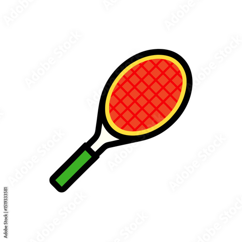 a tennis racket 