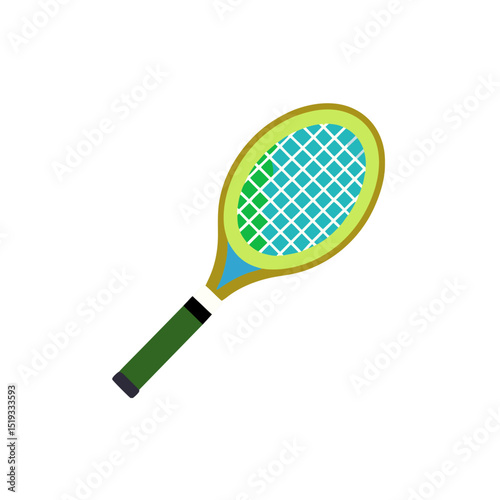 a tennis racket 