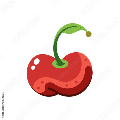 bizarre banana shaped cherry.svg