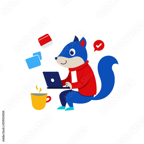 generate a sticker on a white background with 