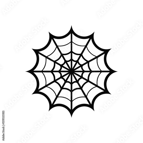 spider net vector white background .svg