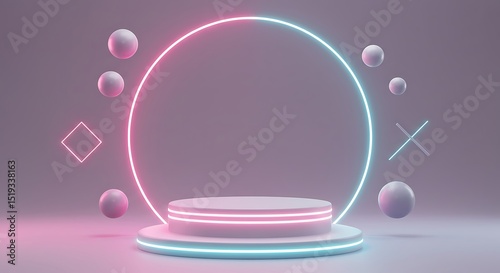 Pink and purple vector illustration of a glossy 3D glass sphere, bubble, and mirror ball design
