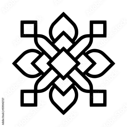 Vector abstract pattern on a transparent background for decoration and design concept