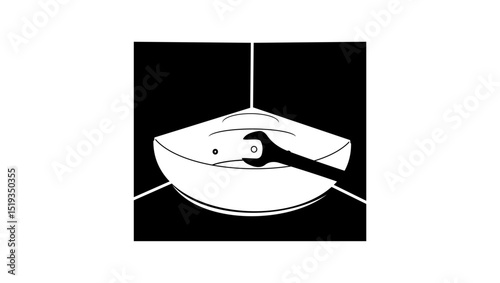 jacuzzi repair, black isolated silhouette