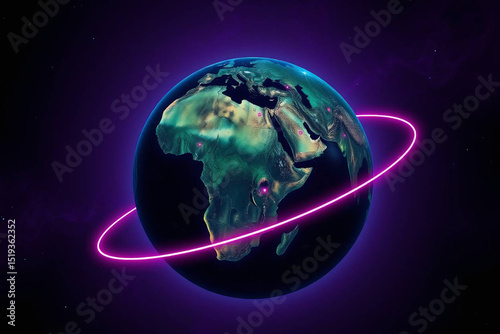 Violet Digital Earth Networked Ecosystem and Tech Flow
