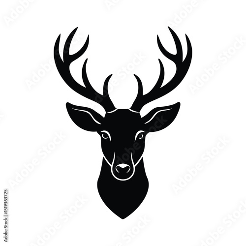 deer head vector