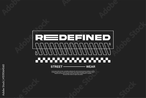 streetwear urban fashion template for printing