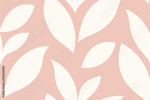 blush pink and ivory petal pattern seamless 