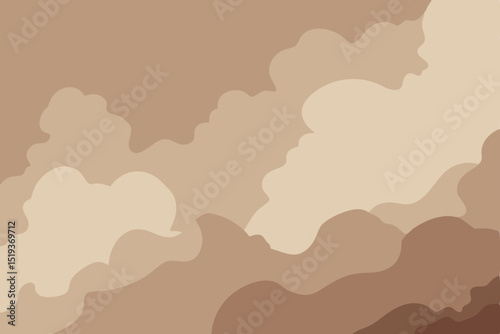 smoky quartz and soft cream alcohol ink 