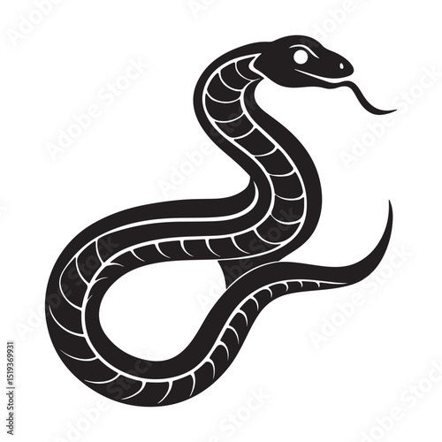 black snake vector