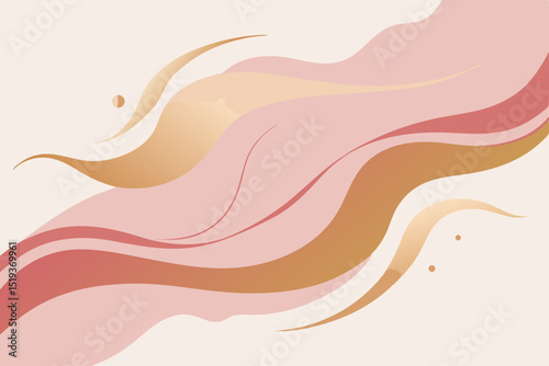 dusty rose and creamy gold alcohol ink swirls .svg
