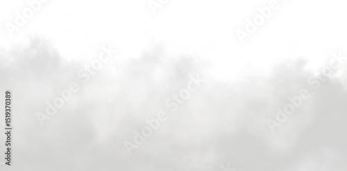 Cloud formations appear as a delicate billowy layer with the lightness of soft morning fog or faint wisps of smoke this transparent PNG creates a gentle atmospheric effect for various designs