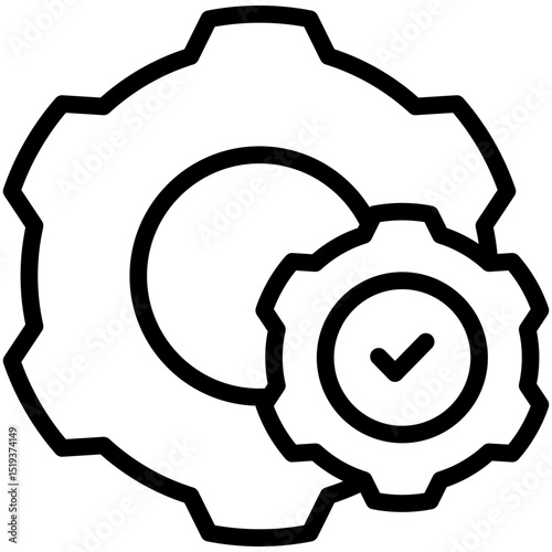 Efficiency Icon Outline
