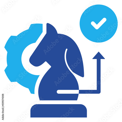 Strategy Icon Dual Tone Color