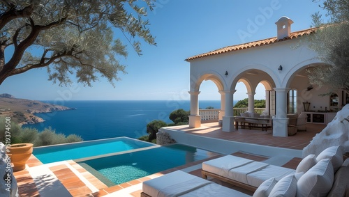 Luxury Villa with Ocean View and Pool