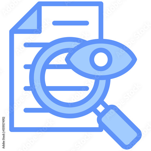 Transparency Icon Outline Blue