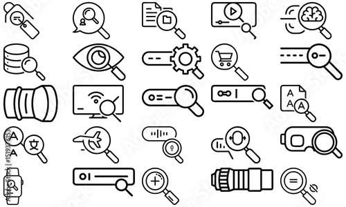 Search & Discover Icon Kit