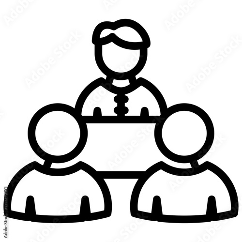 Meeting Icon Outline